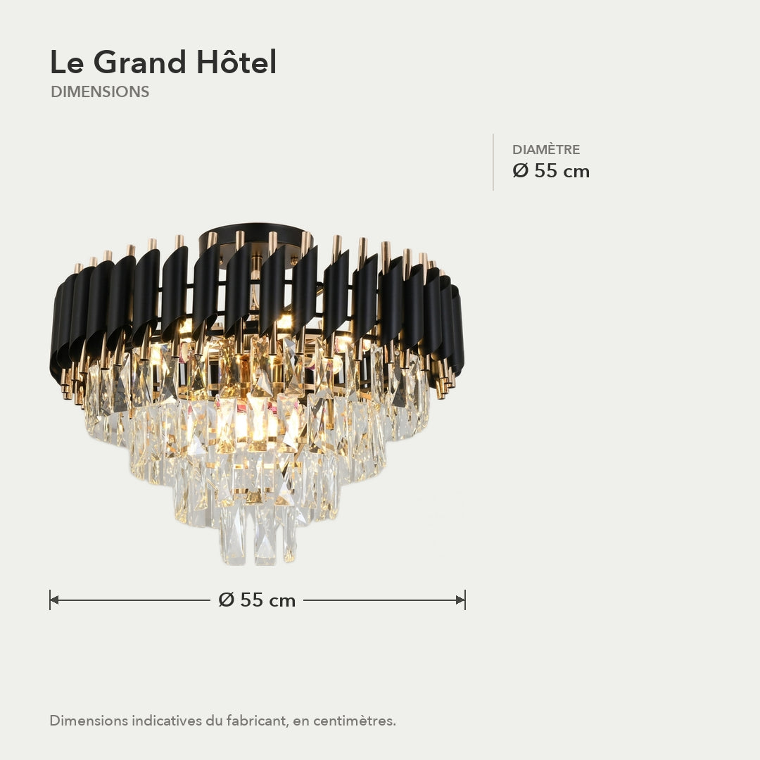 Le Grand Hôtel – dimensions en cm