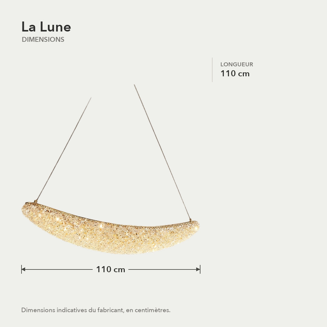 La Lune – dimensions en cm