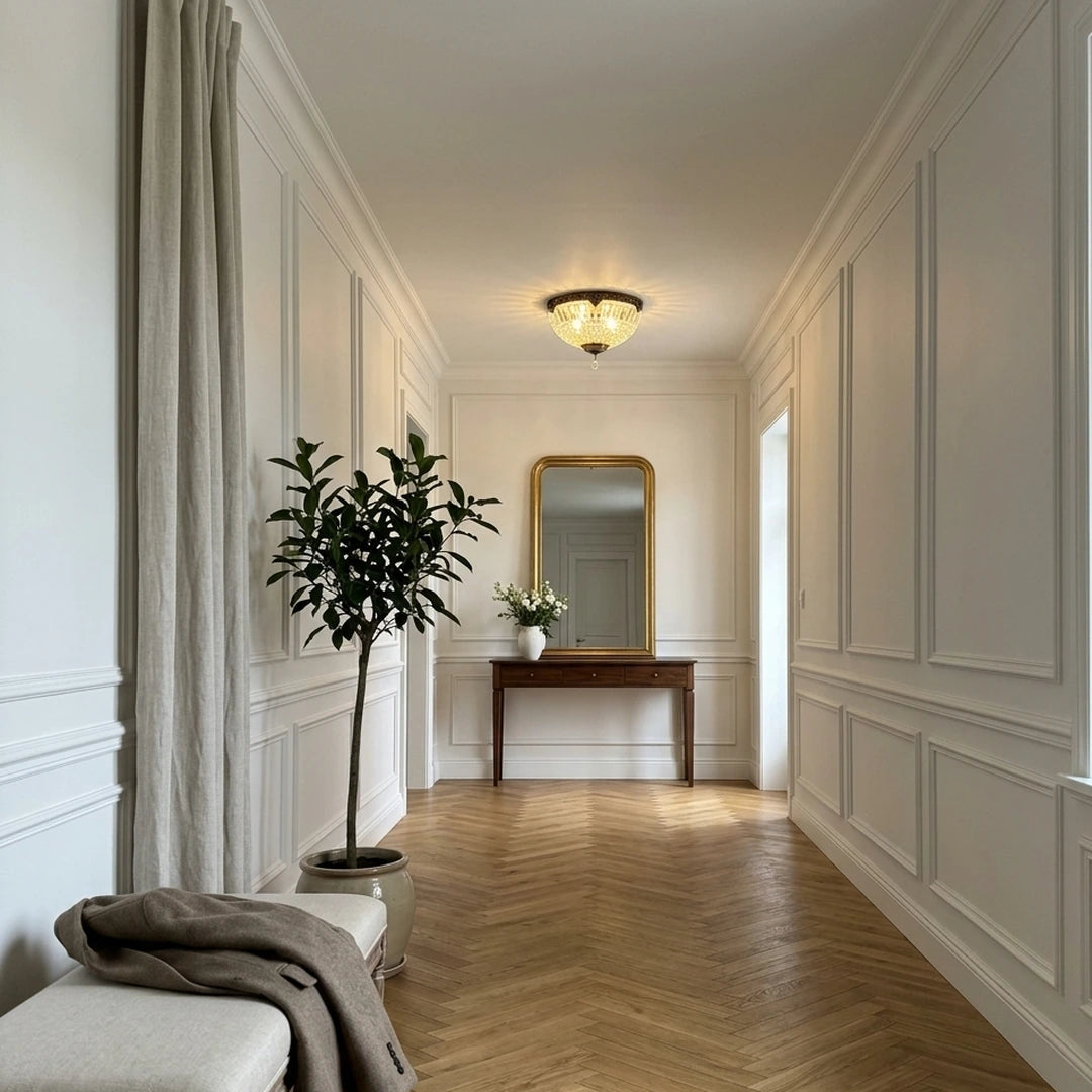 La Vasque – entrée élégante, parquet en point de Hongrie Image