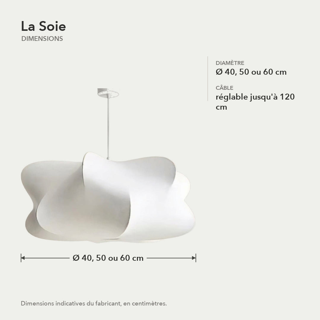 La Soie – dimensions en cm